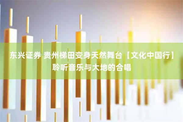 东兴证券 贵州梯田变身天然舞台【文化中国行】聆听音乐与大地的合唱
